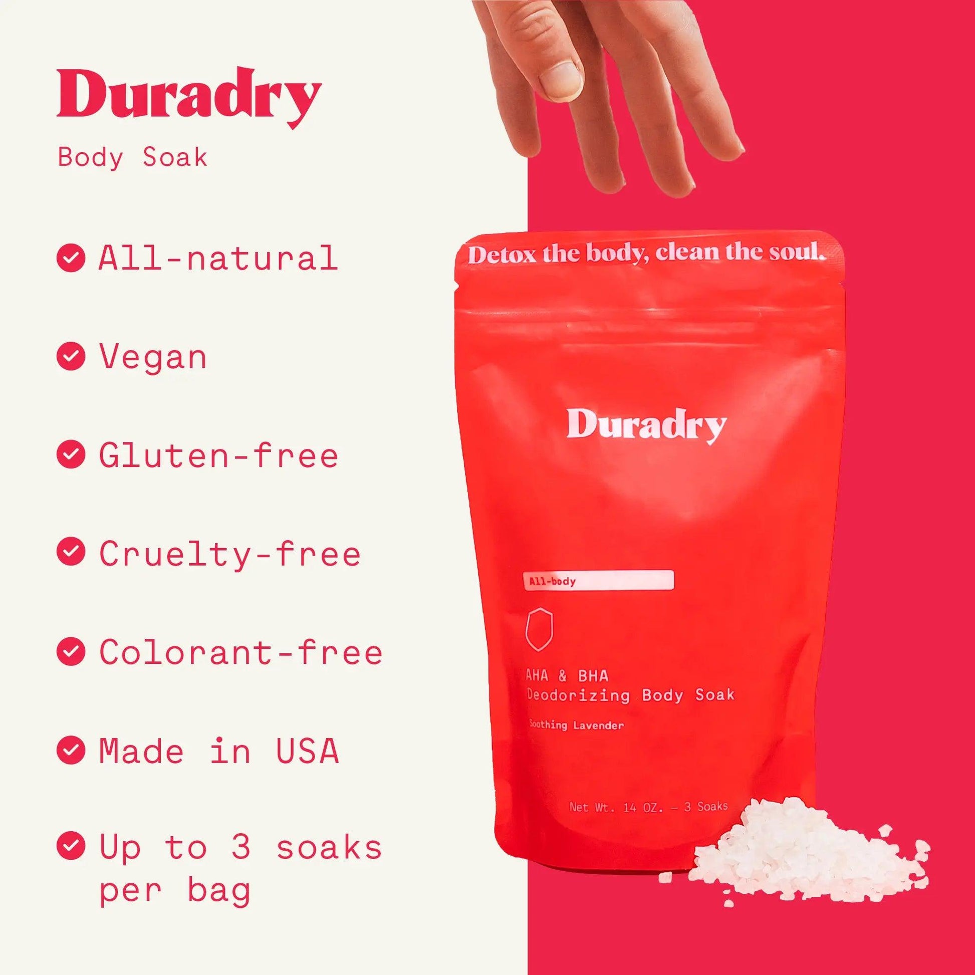 Duradry Deodorizing Body Soak by Duradry - Touchy Feely