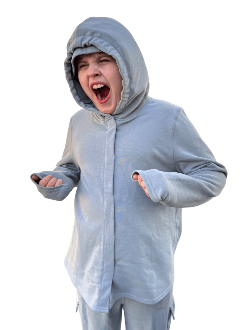 Sound Reducing Sensory Hoodie (Kid and Adult Sizes) - Touchy Feely