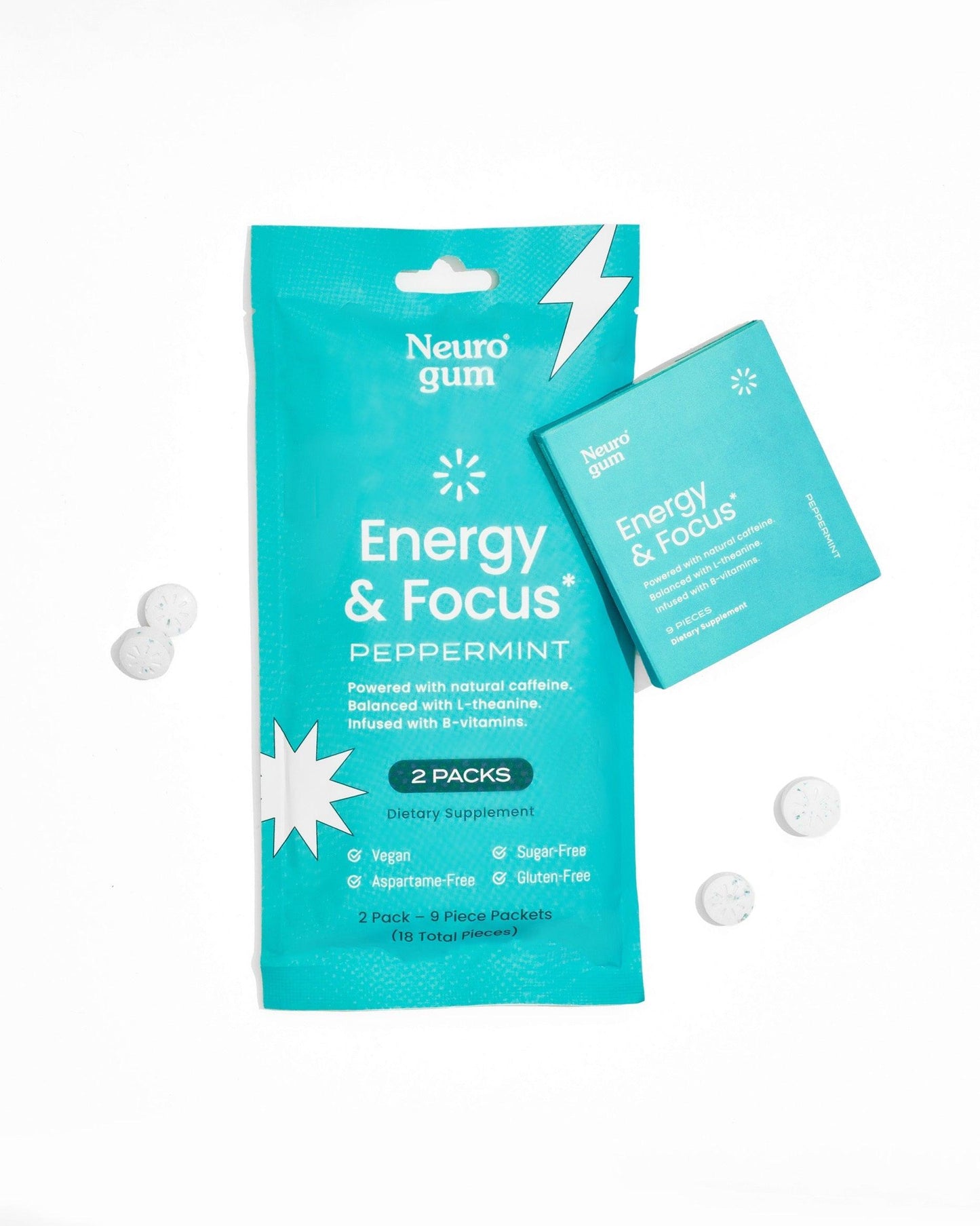 Energy and Focus Gum by Neuro - Touchy Feely