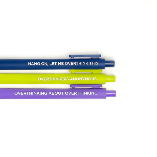 Overthinkers Pen Set - Touchy Feely