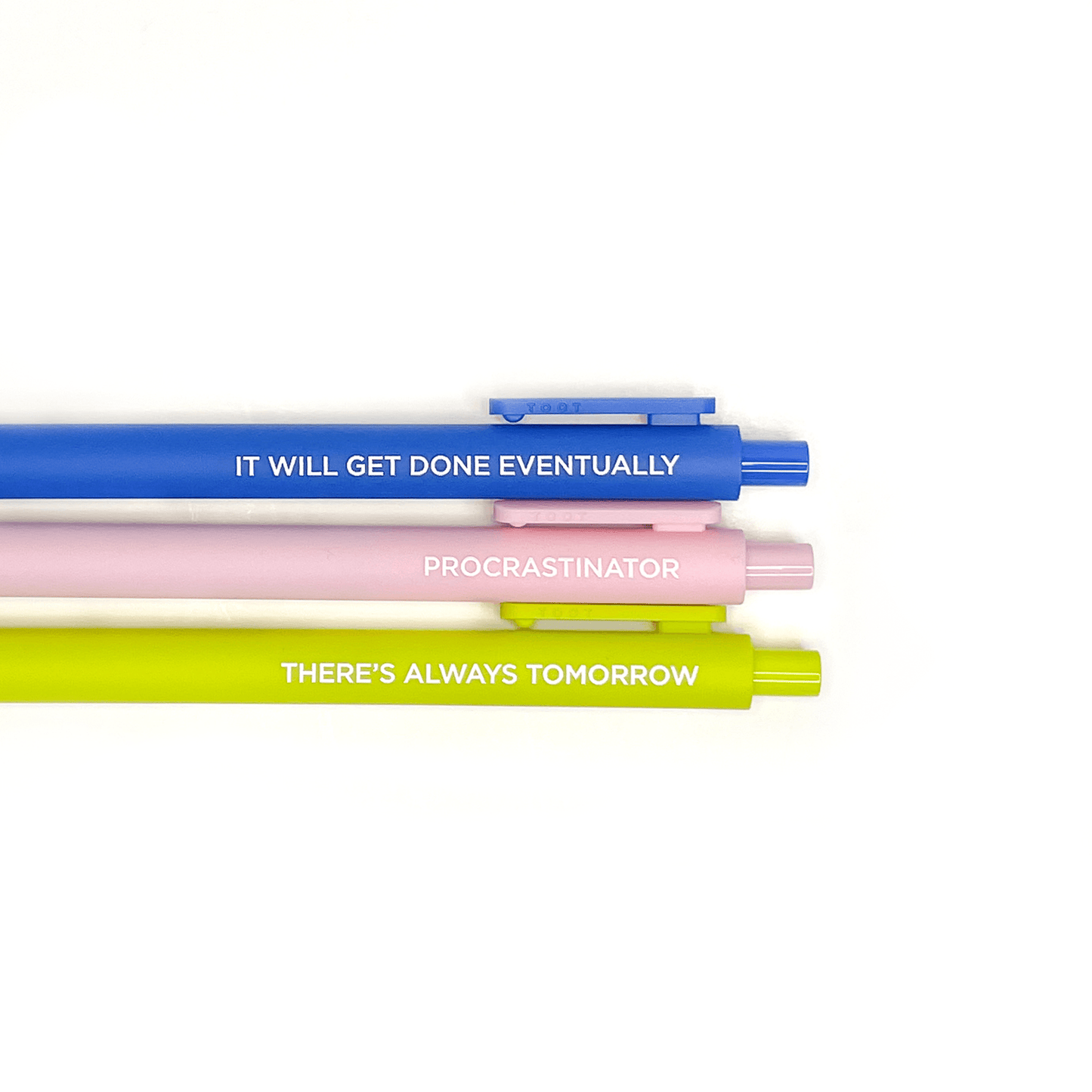 Procrastinator Pen Set - Touchy Feely